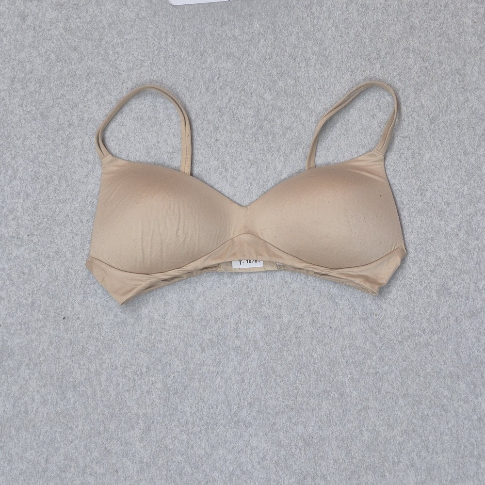Aerie Women Bra 36C Beige Sunnie T Shirt Wireless Strap Adjustable